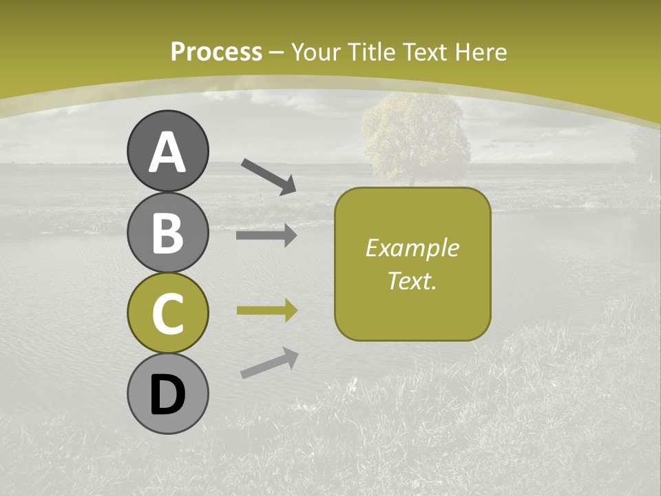 Beauty Heaven Rain PowerPoint Template