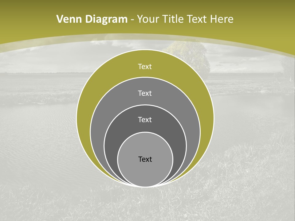 Beauty Heaven Rain PowerPoint Template