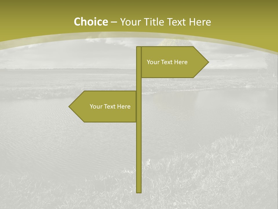 Beauty Heaven Rain PowerPoint Template