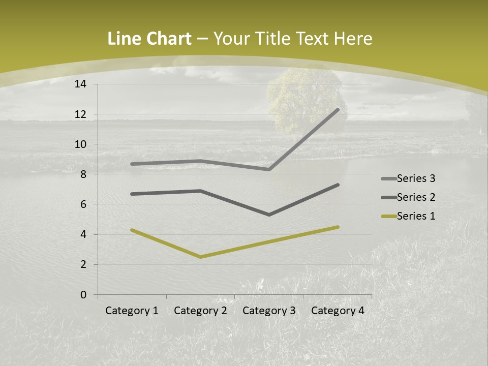 Beauty Heaven Rain PowerPoint Template