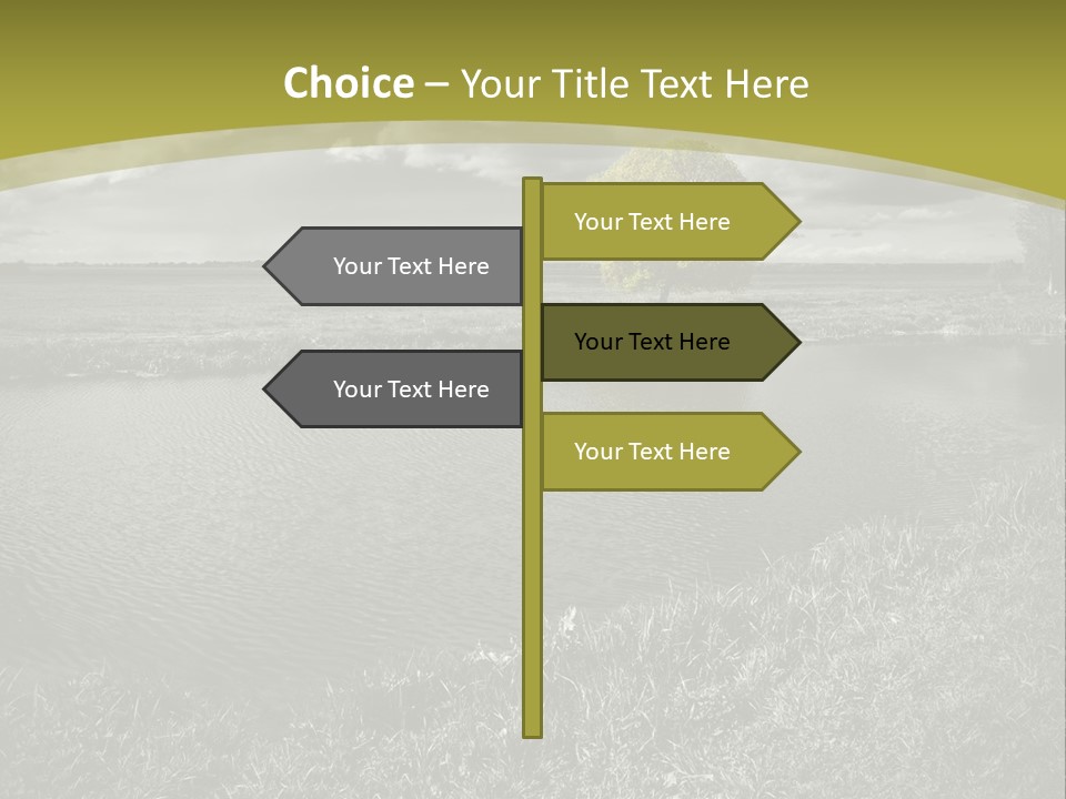 Beauty Heaven Rain PowerPoint Template