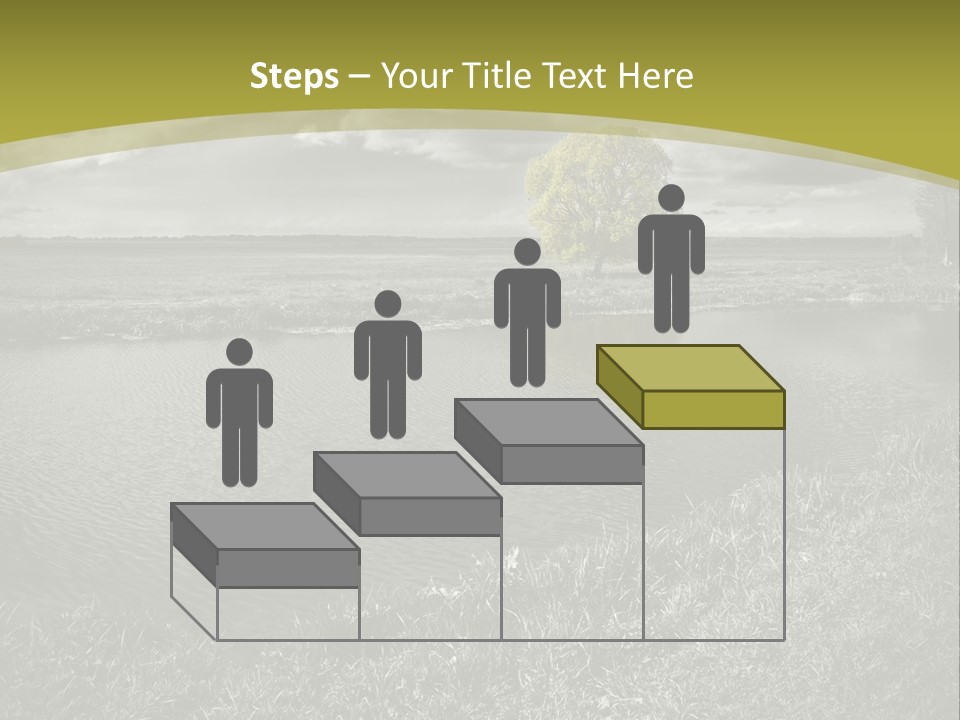 Beauty Heaven Rain PowerPoint Template