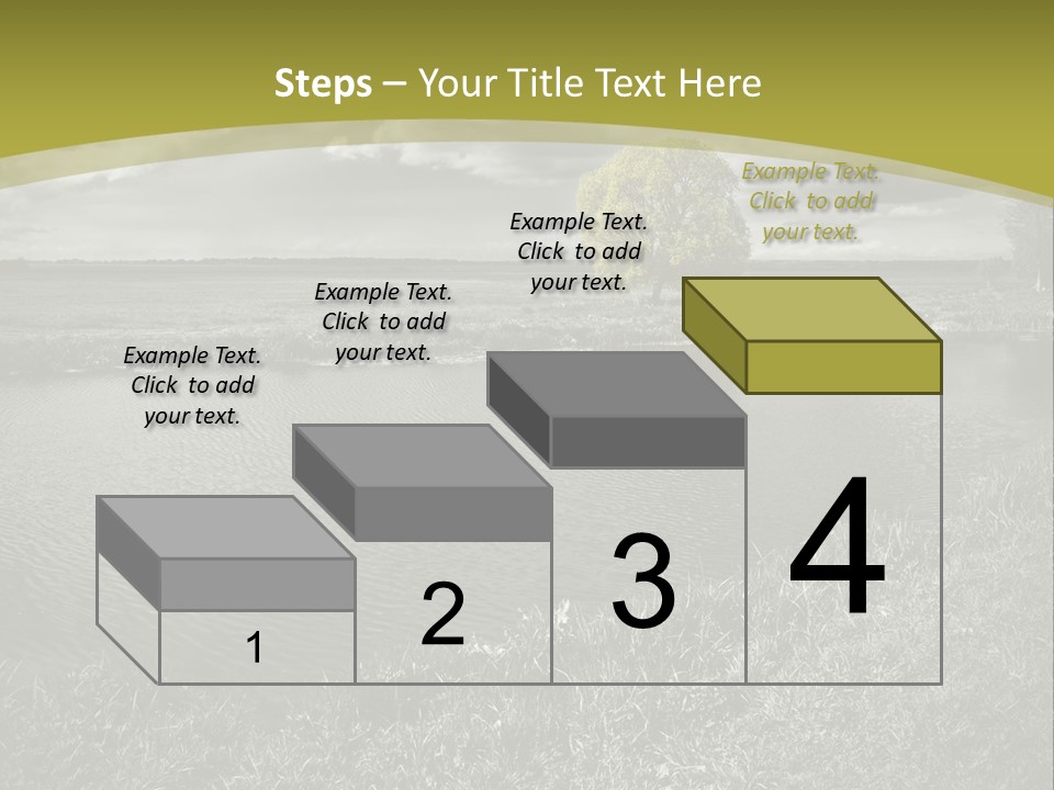 Beauty Heaven Rain PowerPoint Template