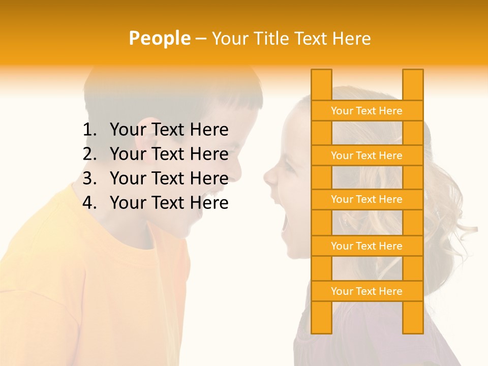 Confrontation Attitude Argument PowerPoint Template
