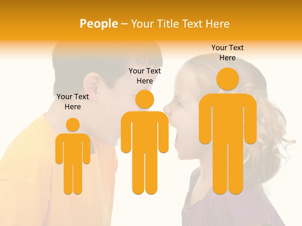 Confrontation Attitude Argument PowerPoint Template