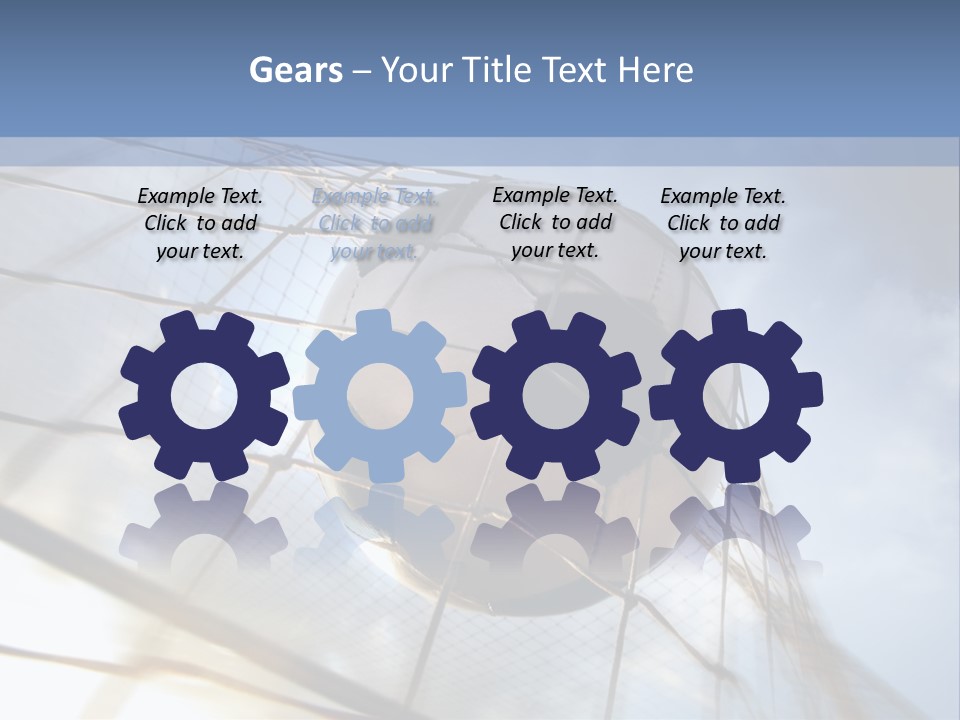 Kick Soccer Game PowerPoint Template