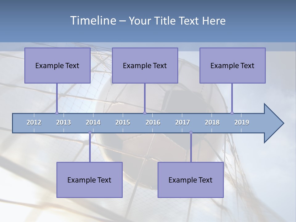 Kick Soccer Game PowerPoint Template