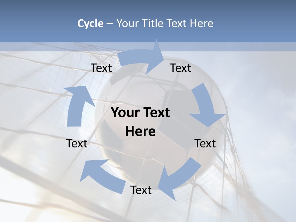 Kick Soccer Game PowerPoint Template