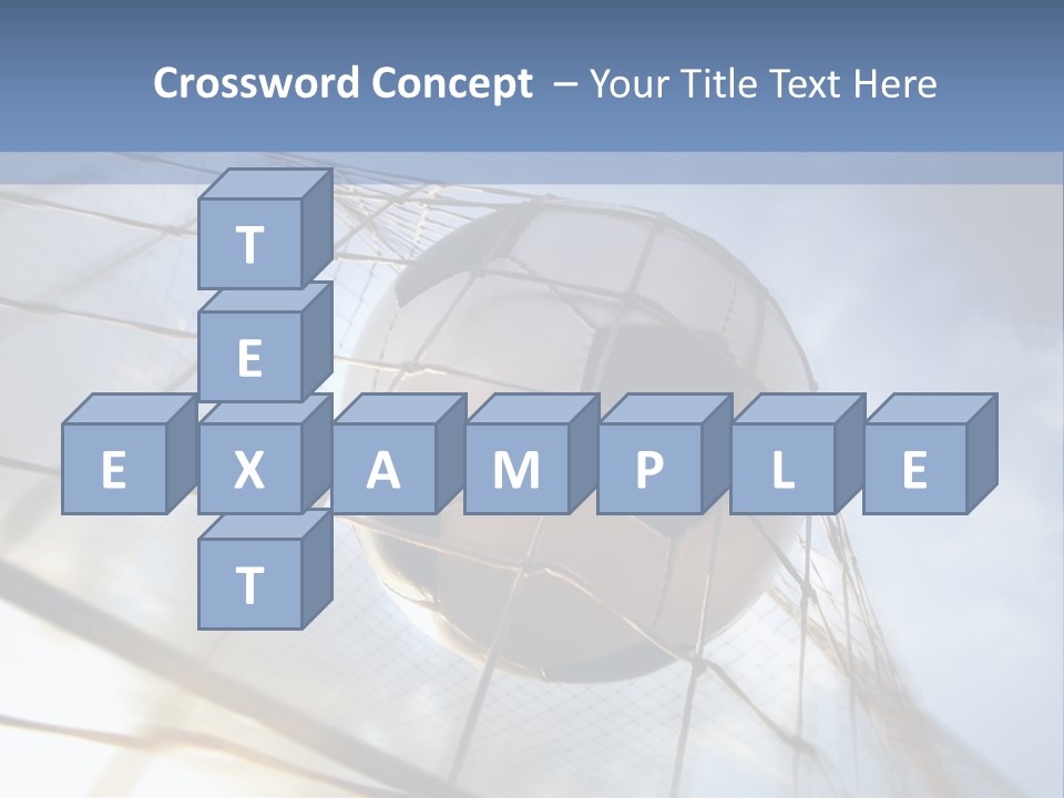 Kick Soccer Game PowerPoint Template