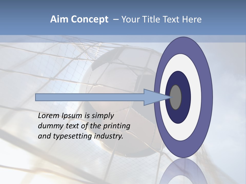 Kick Soccer Game PowerPoint Template