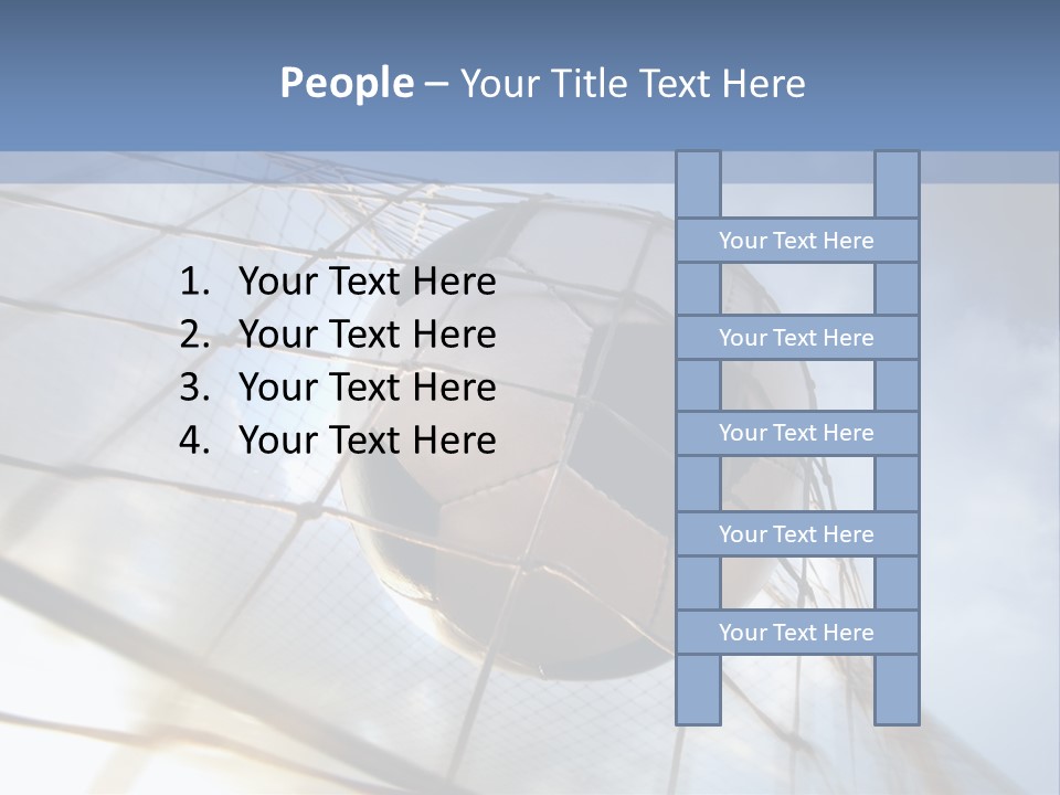 Kick Soccer Game PowerPoint Template