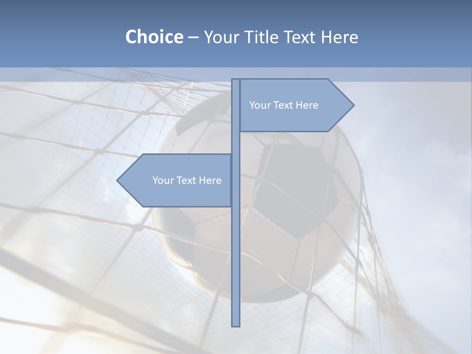 Kick Soccer Game PowerPoint Template