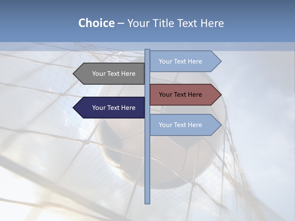 Kick Soccer Game PowerPoint Template