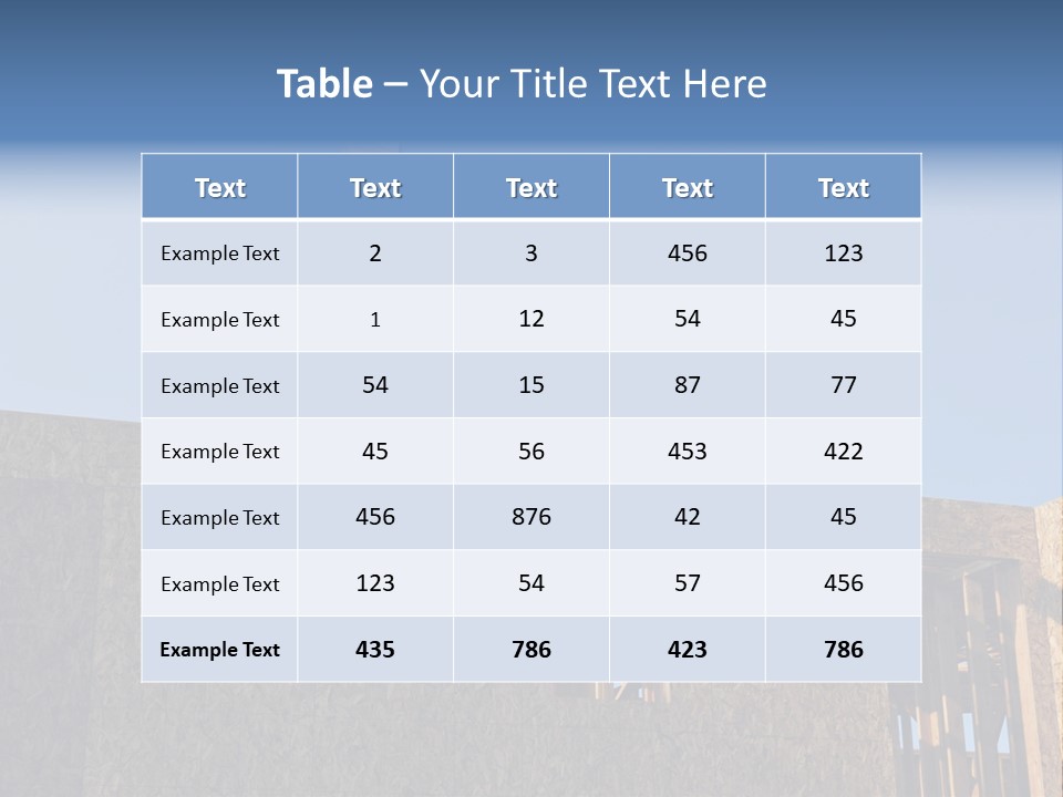 A Man Working On A Roof Of A House PowerPoint Template