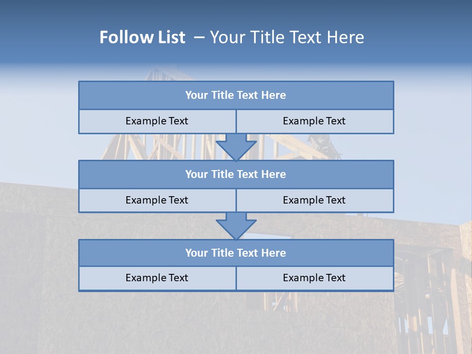 A Man Working On A Roof Of A House PowerPoint Template