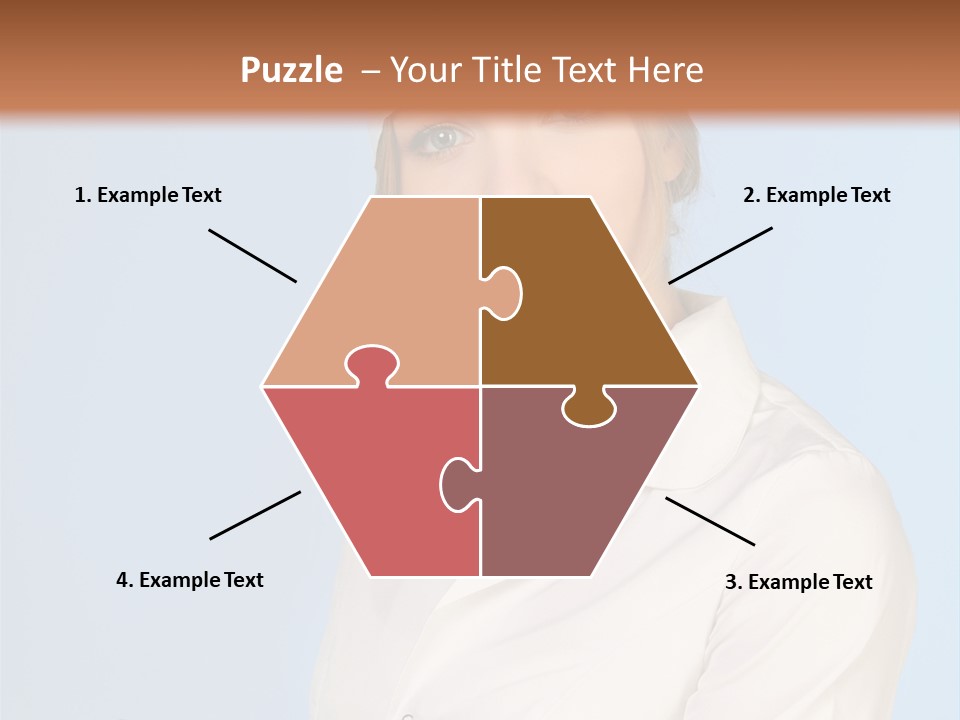 A Woman In A Chef's Hat Is Holding Out Her Hand PowerPoint Template