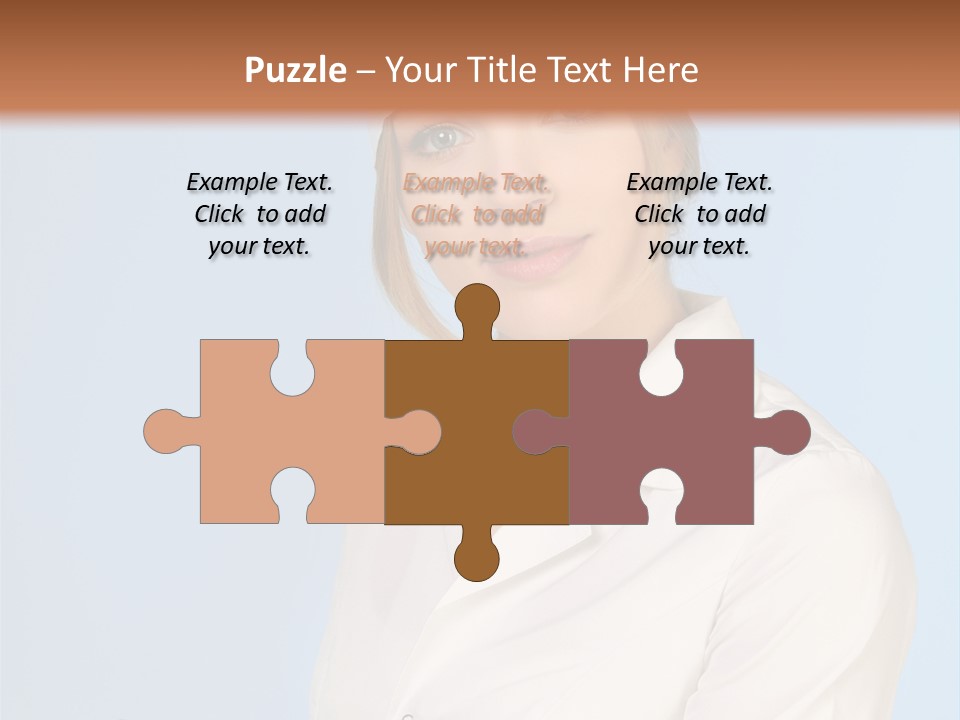 A Woman In A Chef's Hat Is Holding Out Her Hand PowerPoint Template