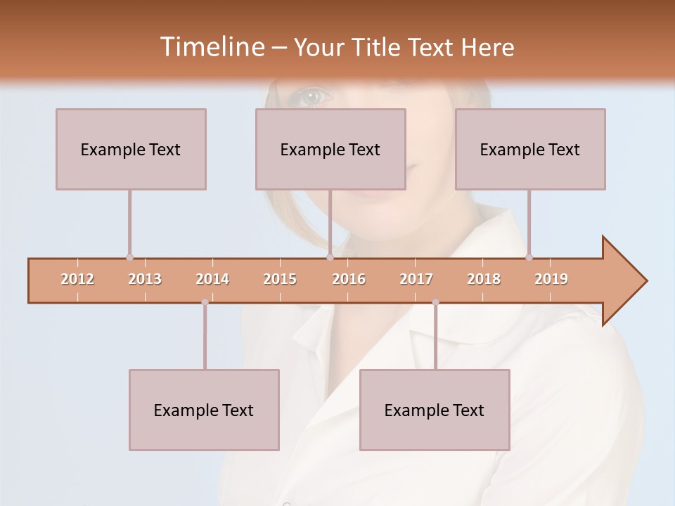 A Woman In A Chef's Hat Is Holding Out Her Hand PowerPoint Template