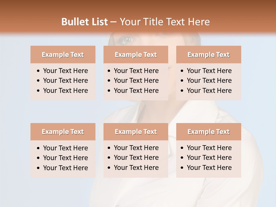 A Woman In A Chef's Hat Is Holding Out Her Hand PowerPoint Template