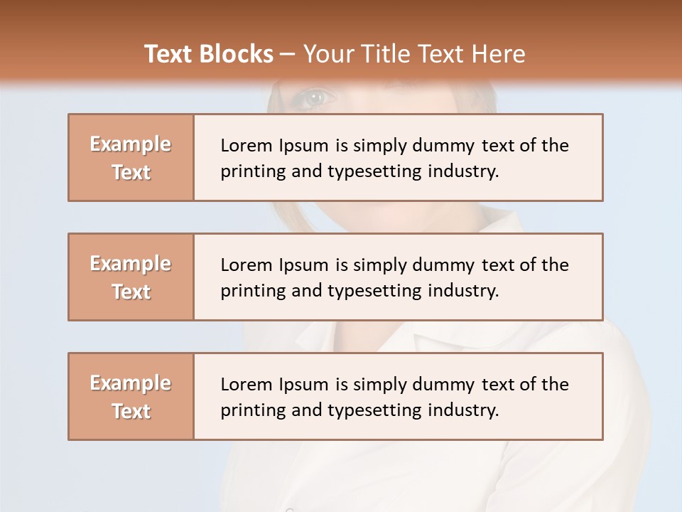 A Woman In A Chef's Hat Is Holding Out Her Hand PowerPoint Template
