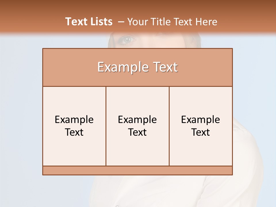 A Woman In A Chef's Hat Is Holding Out Her Hand PowerPoint Template