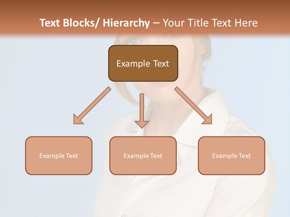 A Woman In A Chef's Hat Is Holding Out Her Hand PowerPoint Template