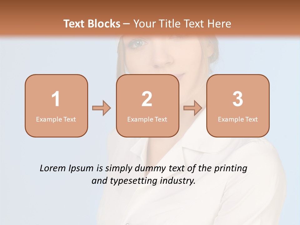 A Woman In A Chef's Hat Is Holding Out Her Hand PowerPoint Template