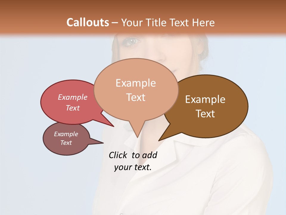 A Woman In A Chef's Hat Is Holding Out Her Hand PowerPoint Template