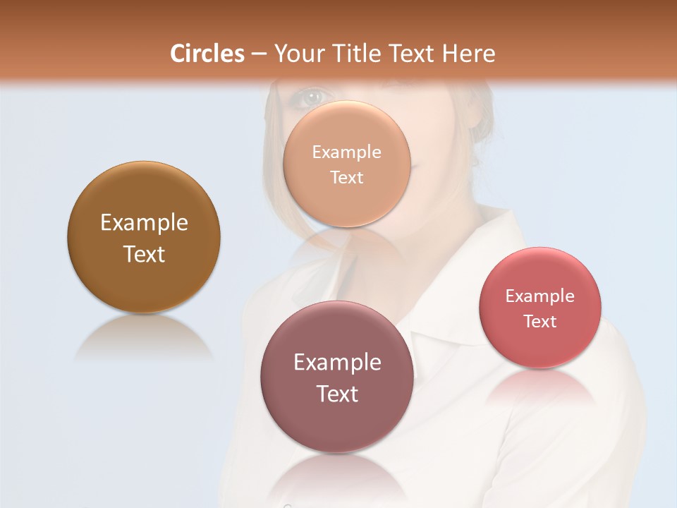 A Woman In A Chef's Hat Is Holding Out Her Hand PowerPoint Template