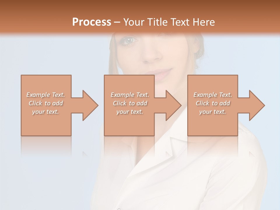 A Woman In A Chef's Hat Is Holding Out Her Hand PowerPoint Template