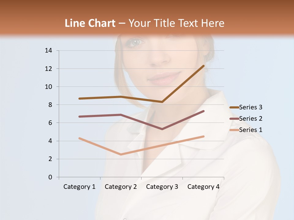 A Woman In A Chef's Hat Is Holding Out Her Hand PowerPoint Template