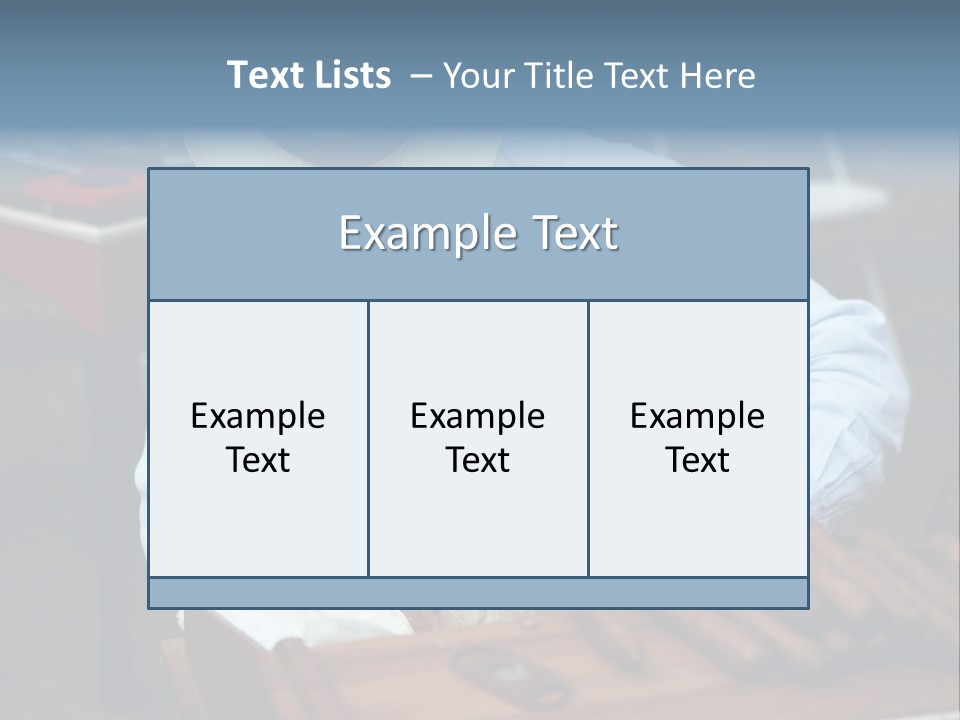 A Man In A Hat Is Working On A Piece Of Wood PowerPoint Template