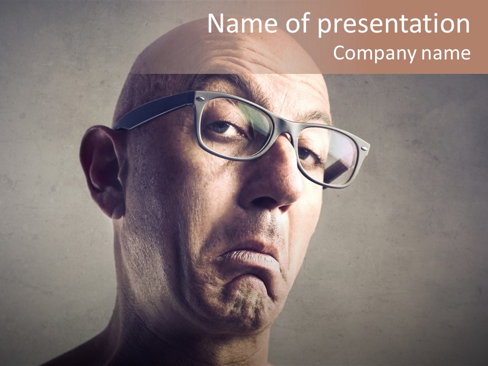 Snob Contempt Background PowerPoint Template