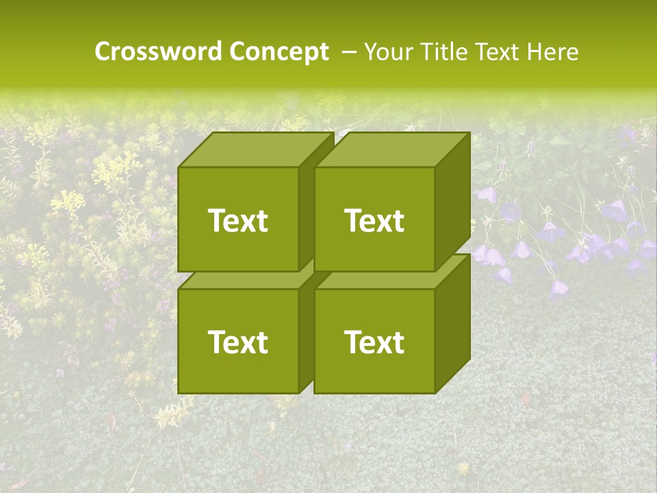 Plants Flower Together PowerPoint Template