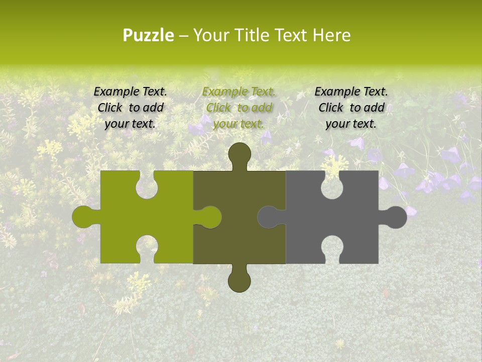 Plants Flower Together PowerPoint Template