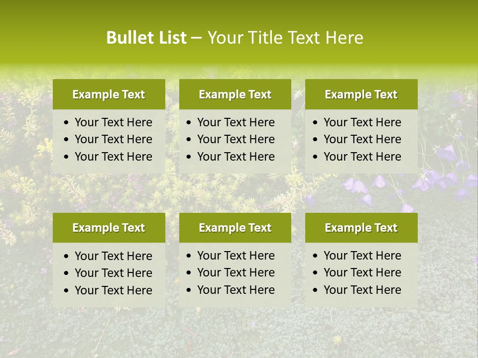 Plants Flower Together PowerPoint Template