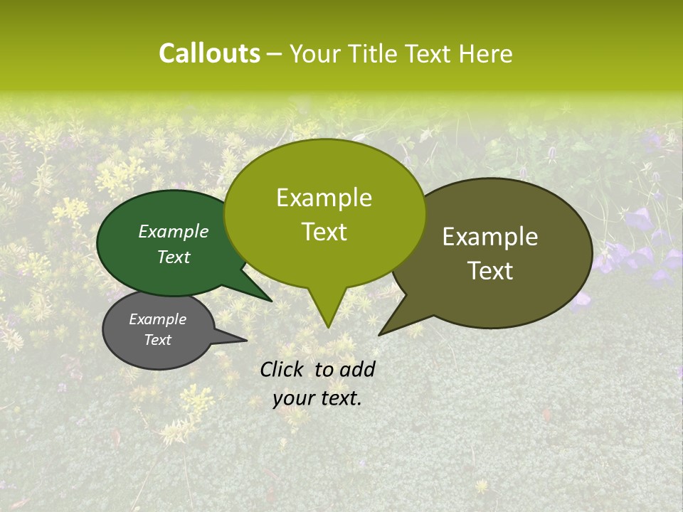 Plants Flower Together PowerPoint Template
