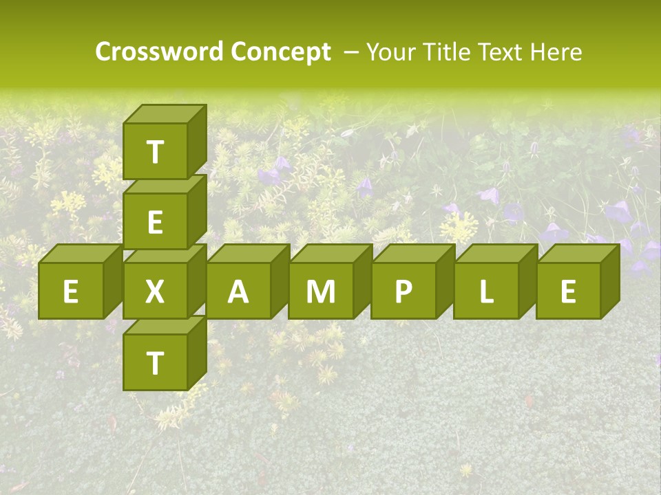 Plants Flower Together PowerPoint Template