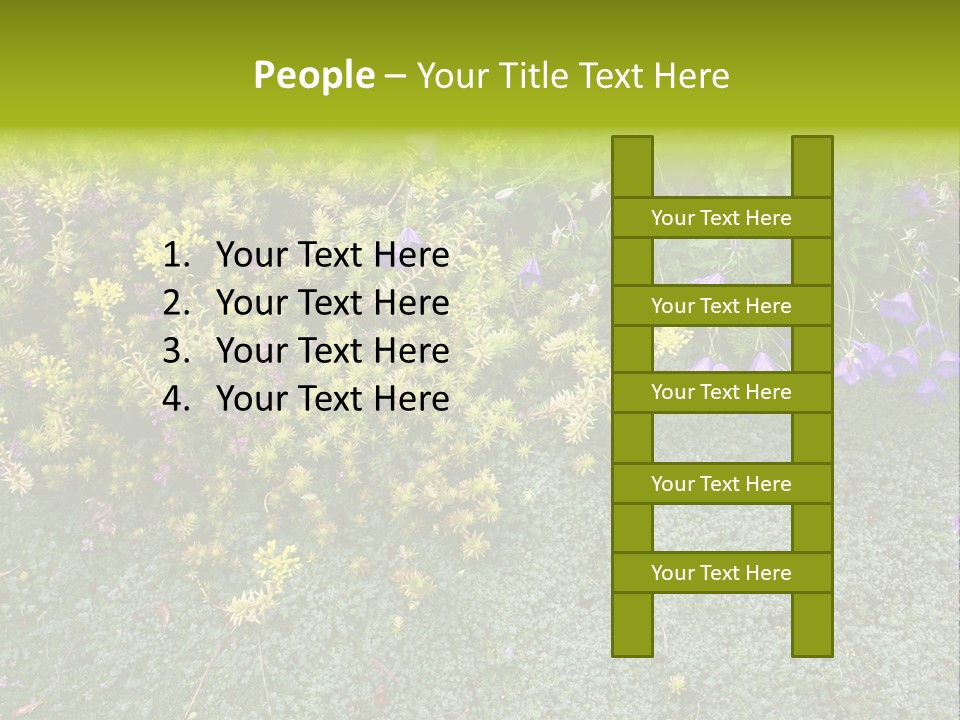 Plants Flower Together PowerPoint Template