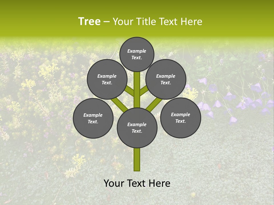 Plants Flower Together PowerPoint Template