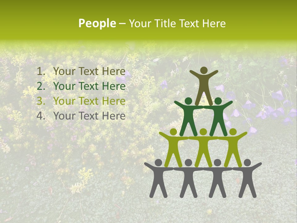Plants Flower Together PowerPoint Template