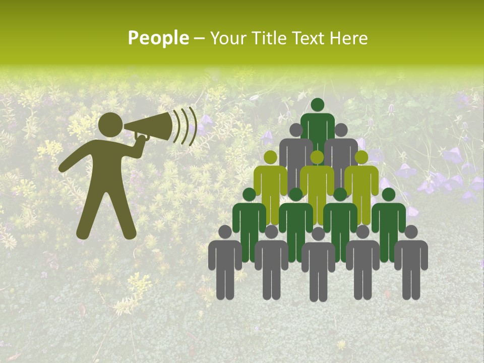 Plants Flower Together PowerPoint Template