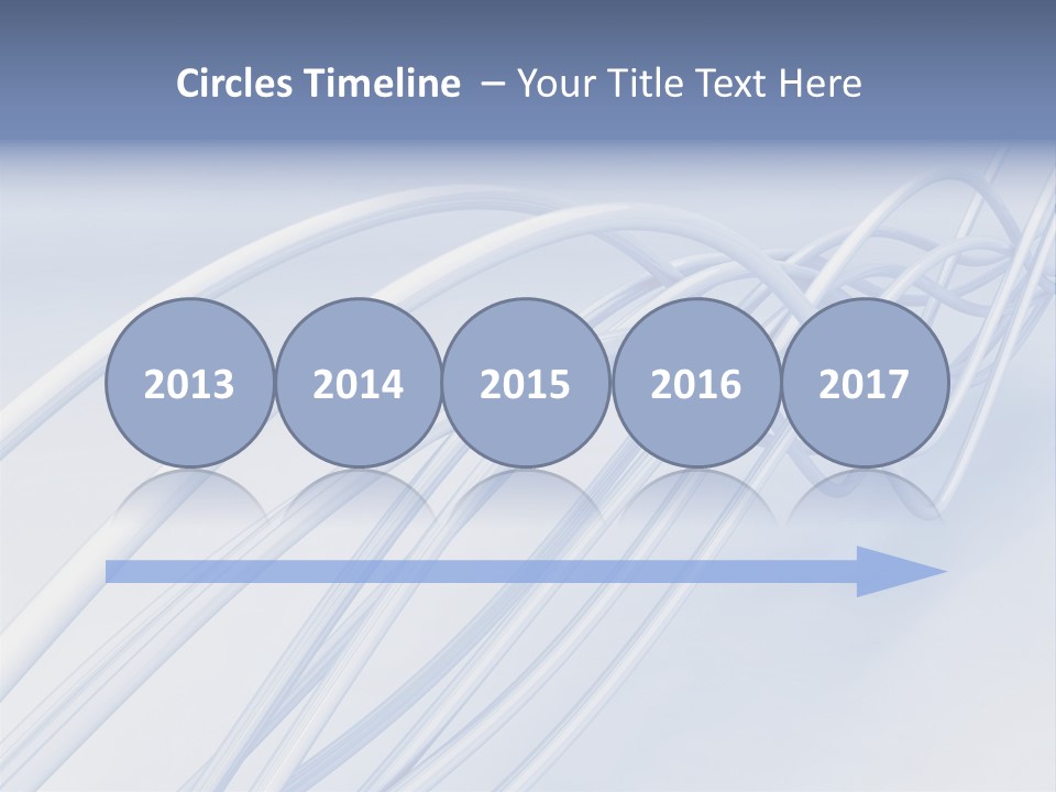 A Blue And White Abstract Powerpoint Presentation PowerPoint Template