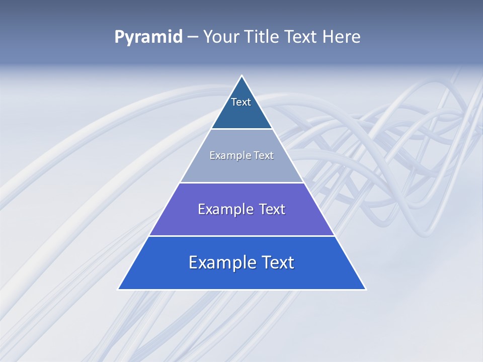 A Blue And White Abstract Powerpoint Presentation PowerPoint Template