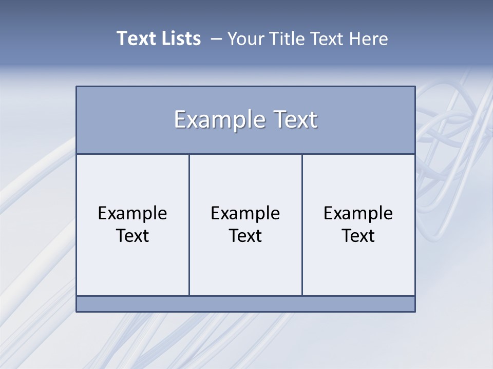 A Blue And White Abstract Powerpoint Presentation PowerPoint Template
