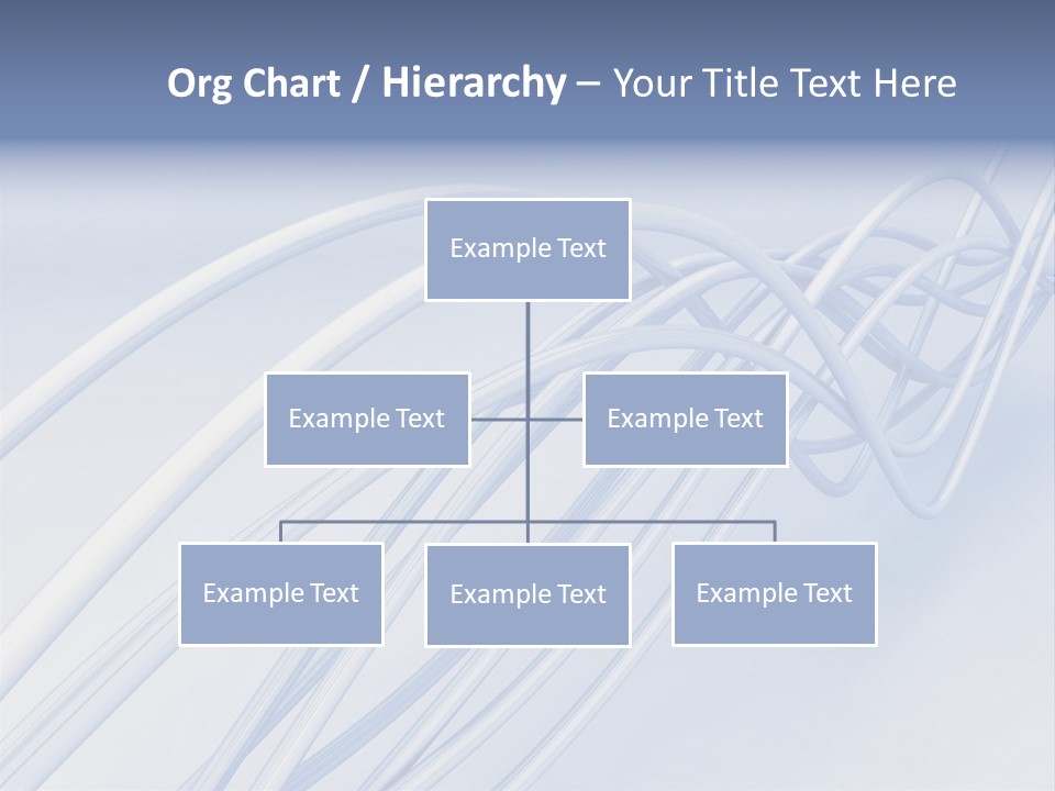 A Blue And White Abstract Powerpoint Presentation PowerPoint Template