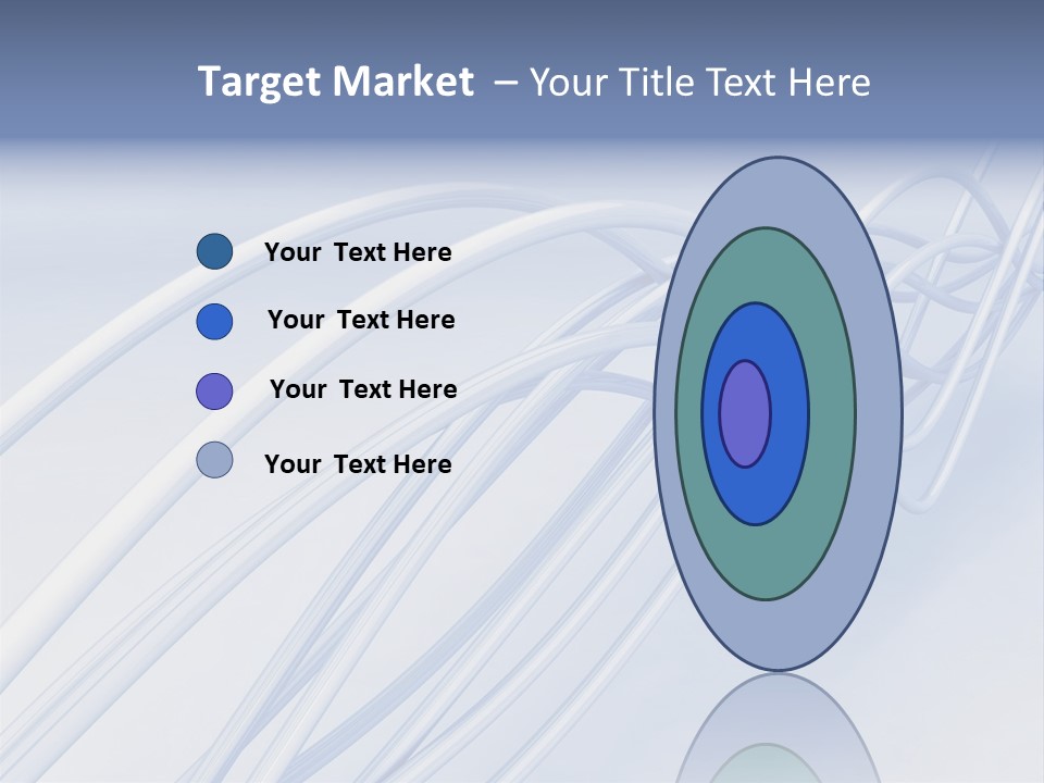 A Blue And White Abstract Powerpoint Presentation PowerPoint Template