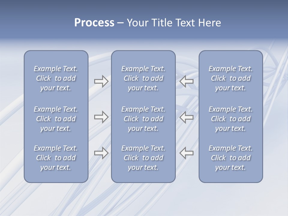 A Blue And White Abstract Powerpoint Presentation PowerPoint Template