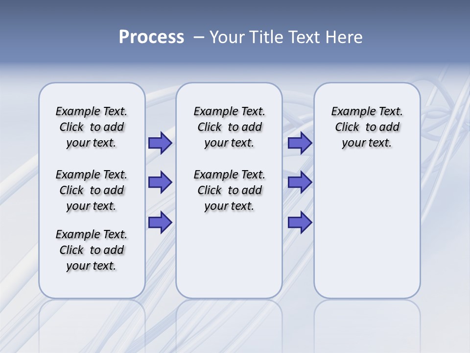 A Blue And White Abstract Powerpoint Presentation PowerPoint Template