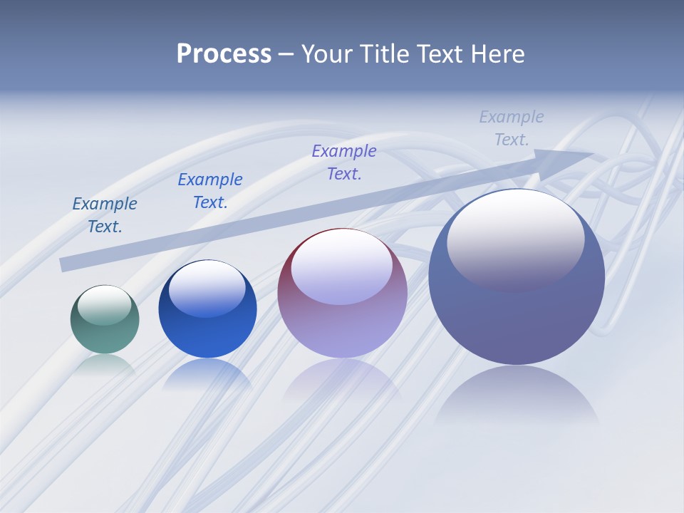 A Blue And White Abstract Powerpoint Presentation PowerPoint Template